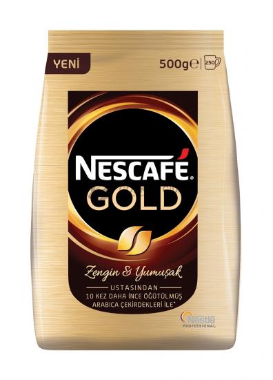 Nescafe Gold Zengin Aromalı Kahve 500 Gr.(KOLİ) 12 Adet | Toptan Nescafe Gold Kahve Çeşitleri Görkem Gıda