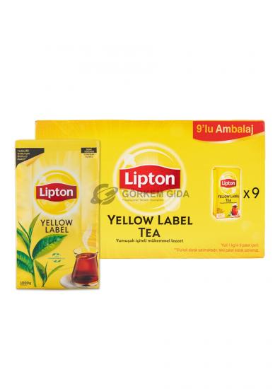 Lipton Yellow Label Siyah Çay 1000 Gr. (KOLİ) 9 Adet